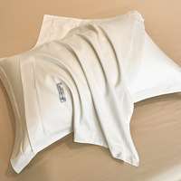 Ensemble de housse de couette en coton à fibres longues 200TC, 4 pièces, linge de lit de qualité supérieure, toutes saisons, moderne