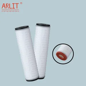 5-40 Inches 0.1-60 Micron OD 69 Mm PP Pleated Membrane Filter Cartridge