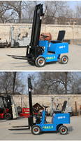 Gerbeur électrique à quatre roues de 500kg avec contrepoids, entrepôt de détail et atelier d'impression, chariot élévateur électrique pour manutention au sol