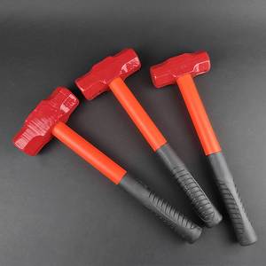 ค้อนหน้าแปดเหลี่ยมเกรดอุตสาหกรรม น้ำหนัก 2-4 ปอนด์ ด้ามจับ PVC นุ่ม จับกระชับมือ สำหรับงานทุบหิน DIY งานก่อสร้างหนัก รับผลิตแบบ OEM - Product Image 4