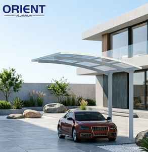 <span class=keywords><strong>Abri</strong></span> de voiture extérieur côtier de style R en aluminium, avec structure renforcée robuste, excellent drainage et prix de gros abordable - Product Image 2