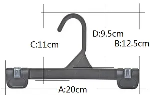 도매 편리한 플라스틱 의복 아이들 옷 걸이 아기 바지 및 복장 걸이