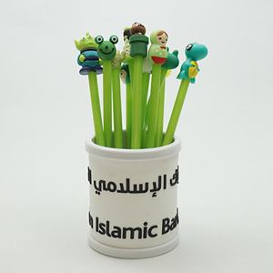 ขายส่งปลอกปากกาซิลิโคน 3 มิติ ลายการ์ตูนสัตว์ อุปกรณ์การเรียนพลาสติกสำหรับเด็ก ของขวัญส่งเสริมการขายสำนักงาน รับสั่งซื้อจำนวนมาก - Product Image 1