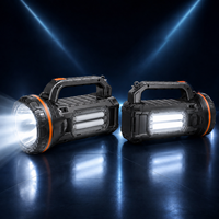 Système d'éclairage solaire domestique EP-8801 avec 3 ampoules LED, batterie externe 6000 mAh, haut-parleur Bluetooth, radio FM et chargeur USB pour téléphone