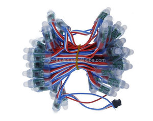 Địa chỉ 5V 24V <span class=keywords><strong>ws2811</strong></span> 1903 Bullet <span class=keywords><strong>pixel</strong></span> <span class=keywords><strong>LED</strong></span> MODULE 12 mét IP68 0.3 Wát trang trí không thấm nước giáng sinh kỹ thuật số <span class=keywords><strong>LED</strong></span> chuỗi ánh sáng - Product Image 1