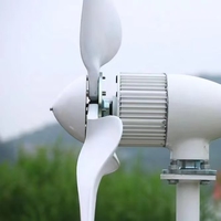 Générateur éolien CE MPPT Allemagne France Royaume-Uni 10KW, turbine éolienne Archimède 20KW avec générateur à aimant permanent, coque en aluminium