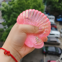 Jouets sensoriels anti-stress en forme de coquille de maltose scintillante colorée en gros