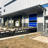 Porte rapide automatique en PVC avec capteur radar, action rapide, volet roulant industriel, porte à enroulement rapide pour usine