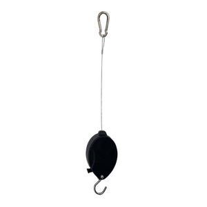 Crochet de <span class=keywords><strong>suspension</strong></span> rétractable pour plantes de jardin, ensemble de poulies réglables pour suspendre les plantes, paniers à fleurs de jardin, pots - Product Image 5