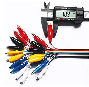 สายเคเบิลแบบ<span class=keywords><strong>2</strong></span>-in-1สำหรับมัดปากจระเข้10พินสายเคเบิลเบรดบอร์ดดูปองท์ตัวเมียสายจัมเปอร์สำหรับอุปกรณ์เสริมตัวเชื่อมต่อ <span class=keywords><strong>Arduino</strong></span> - Product Image 5