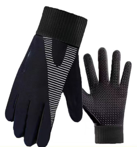 Gants chauds pour l'automne et l'hiver, antidérapants, résistants aux éclaboussures d'eau, résistants au froid, cinq doigts, vente en gros, épais, résistants au froid - Product Image 4