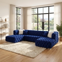 Canapé d'angle inclinable en L de luxe moderne, haute qualité, en tissu velours capitonné, avec fonction de relaxation électrique, super confortable, pour centres commerciaux et hôtels