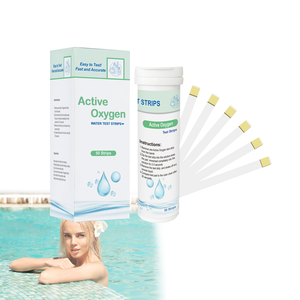Merydi Kit de <span class=keywords><strong>test</strong></span> rapide de l'eau personnalisable Bandelettes de ré<span class=keywords><strong>actif</strong></span> à l'<span class=keywords><strong>oxygène</strong></span> <span class=keywords><strong>actif</strong></span> pour <span class=keywords><strong>spa</strong></span> et bain à remous - Product Image 1
