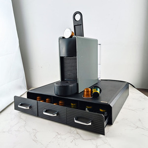Tiroir de rangement pour dosettes de café en plastique personnalisé à vendre en usine, distributeur de capsules <span class=keywords><strong>Nespresso</strong></span> 60 en acrylique de qualité supérieure, vente en gros - Product Image 1