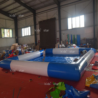 Piscine gonflable commerciale en PVC pour la pêche, bassin à canards, piscine gonflable pour événements extérieurs, location commerciale, taille personnalisée