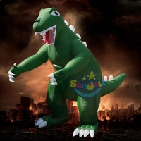 Ballon gonflable Godzilla dinosaure pour la décoration publicitaire d'événements