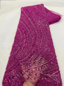 2024 cuentas <span class=keywords><strong>tela</strong></span> de encaje astilla Dubai <span class=keywords><strong>tela</strong></span> de encaje de cristal - Product Image 6