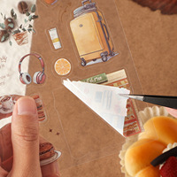 4 autocollants par paquet Little Joys Along the Way Series Premium-feel Planner Stickers DIY Planner Supplies
