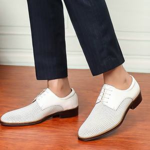 Bottes de pluie et de neige à lacets pour hommes, collection automne 2026, motif léopard, en cuir véritable, style décontracté et habillé, effet pieds nus - Product Image 1