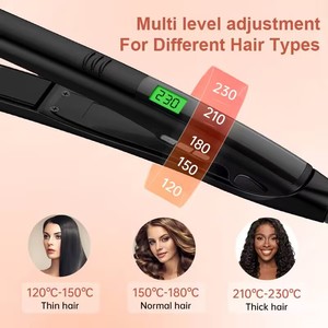 Nouveau design 2026 – Lisseur professionnel PTC à kératine de haute qualité, multi-langues, en céramique de titane, portable - Product Image 4