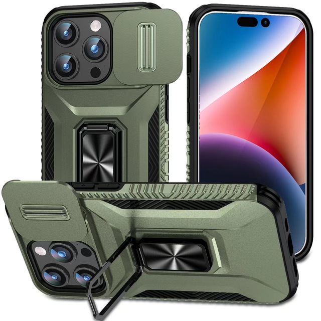 New Arrival Dual Layer Shockproof Protection Cover with Kickstand for iPhone 6 7 8 Plus Mobile Phone Case