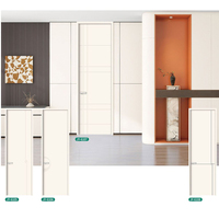 Porte intérieure sculptée minimaliste moderne, porte de chambre en bois, isolation acoustique, anti-étirement, porte de chambre personnalisée pour maison et hôtel