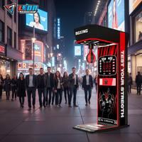 Machine de jeu de boxe LEON, à monnayeur, pour salles de divertissement intérieures, haute durabilité, version anglaise