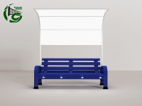 Banco de Aluminio Premium con Toldo Impermeable, Banco para Jugadores, Suministro Directo de Fábrica para Uso en Canchas Deportivas