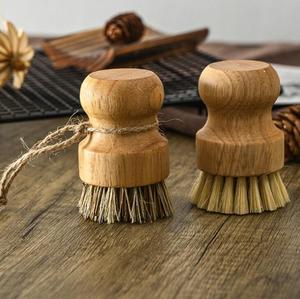 100% Phân Hủy Sinh Học Không Chất Thải Sinh Thái Thân Thiện Với Nhà Nhà Bếp Bằng Gỗ Làm Sạch Scrubber Rửa Bàn Chải Tre Cọ Nồi Món Ăn Bàn Chải - Product Image 4