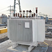 Transformateur de puissance immergé dans l'huile S11 avec entrée triphasée haute tension 60Hz 250/315/400/630KVA 10KV et sortie 69KV
