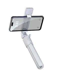 DIKA Mini esnek uzatılabilir dönen telefon standı Tripod özçekim sopa Tripod canlı Vlog Video kamera ile telefon tutucu uzaktan