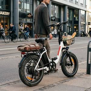 Bicicleta Eléctrica Todoterreno de Alto Rendimiento con Motor de 48V 10AH, Llanta Ancha de 26 Pulgadas, 7 Velocidades y Cuadro de Aleación de Aluminio, la Más Vendida - Product Image 3