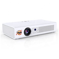 Proyector LED Portátil EASUNTECH WiFi Inalámbrico, Cine Móvil 3D DLP, Video para Exteriores, Mini Proyector Inteligente Android 4K, Cine en Casa, 500 Lúmenes