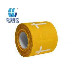 Tùy chỉnh màu sắc in Christian 5cm 9.1m bông dễ dàng xé không gây dị ứng bọc cứng nhắc dính đóng đai thể thao thể thao Băng - Product Image 4