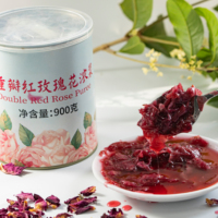 Factory Sale Edible Rose Flower Sauce Edible Flower Sauce Double Rose Jam Rose Jam for Baking Beverage Ice Cream