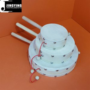 Serie de Tambores de Sonajero Jingying Music 2024, Nuevo Diseño al por Mayor, Pandereta de Madera para Bebés, Juguete <span class=keywords><strong>Tradicional</strong></span> Chino Clásico - Product Image 3