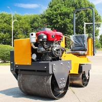 Mini-compacteurs vibrants autoportés à double tambour, moteur essence/diesel EPA, pompe hydraulique, pour travaux de construction - En promotion