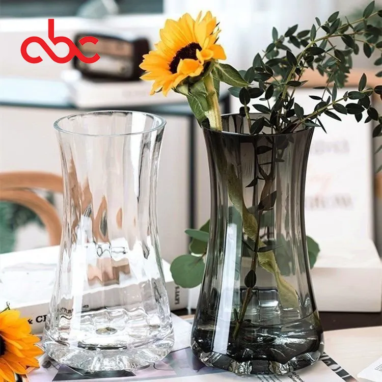 Izleme altın birincil renk cam vazo şeffaf hidroponik çiçekler vazo ev otel yaratıcı sanat ve el sanatları