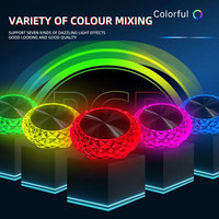 Nouvelle Lampe d'Ambiance LED USB pour Voiture, Effet Diamant, Plug and Play, Mini Lumière Décorative Intérieure, Vente Chaude