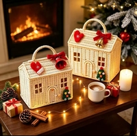 Le dernier sac fourre-tout en rotin au design unique pour la décoration de la maison et les cadeaux, paniers de rangement décoratifs faits à la main pour femmes