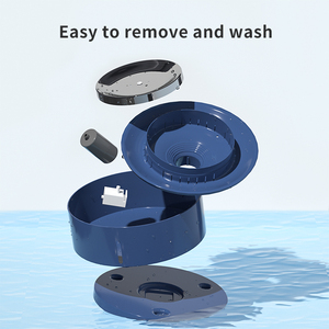 Alimentador automático para mascotas, dispensador inteligente de comida para mascotas de gran capacidad de 8L, <span class=keywords><strong>bebedero</strong></span> automático para perros y gatos con cuenco de acero inoxidable - Product Image 5