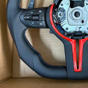 Volante Deportivo de Cuero para <span class=keywords><strong>BMW</strong></span> F10 F30 F20 F31 F36 M X3 X4 X5 M3 M5 M6 F01 F02 F06 F07 F11 F12 F14 F15 F16 F22 F31 E71 E90 - Product Image 5