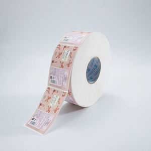 Custom Logo Adhesive Roll Vinyl Circle Food Label Sticker Manufacturer PVC Waterproof Round Sticker Printing - Product Image 2