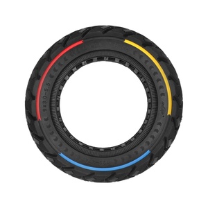 Pneus pleins tout-terrain Ulip 9*3.0-5.5 à motif diamant tricolore (2 pièces) (inclut 1 barre de levage de 25 cm) pour le nouveau Kukirin G2 Pro 2024 - Product Image 4