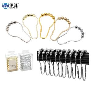 Lot de 12 crochets de rideau de douche colorés en gros de l'usine EWANG - Product Image 1