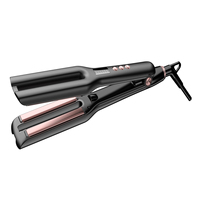 Lisseur à cheveux vapeur pour lisseur électrique, céramique, 6 engrenages, réglage de température, spécial pour toutes les LED noires, prise OEM, ODM