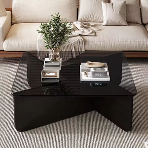 Table basse carrée <span class=keywords><strong>de</strong></span> designer <span class=keywords><strong>italien</strong></span>, style moderne, meubles pour salon et hôtel, fabriquée en bois écologique, durable, meubles pour la maison - Product Image 1