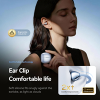 Nouveauté Écouteurs sans fil BT M190 TWS à clip d'oreille, stéréo HIFI V6.0, ouverts, étanches IPX4, pour cadeau et sport