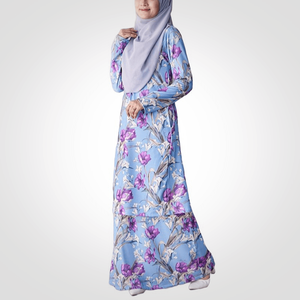 SIPO Eid Vente à Chaud Style Malaisien Modeste Droite Baju Kurung Pahang Musulman Femmes Grande Taille Imprimé Robe - Product Image 2