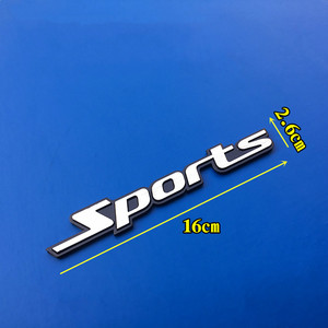 Adesivi 3D Personalizzati per Auto Sportive in Plastica e Metallo Cromato, Emblemi e Decorazioni per Auto - Product Image 4